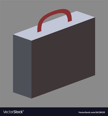 Flat icon on theme arabic business office suitcase vector image