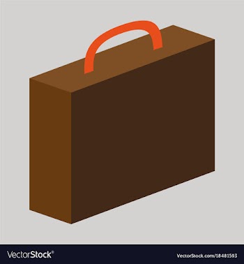 Flat icon on theme arabic business office suitcase vector image