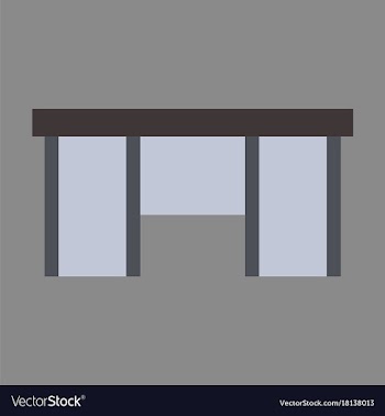 Flat icon on theme arabic business office table vector image