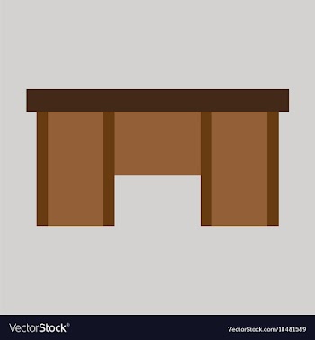 Flat icon on theme arabic business office table vector image