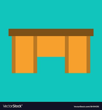 Flat icon on theme arabic business office table vector image
