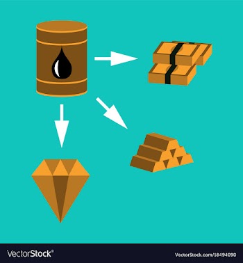 Flat icon on theme arabic business oil and money vector image