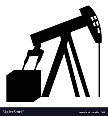 Flat icon on theme arabic business oil derrick vector image