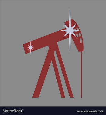 Flat icon on theme arabic business oil derrick vector image