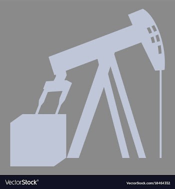 Flat icon on theme arabic business oil derrick vector image