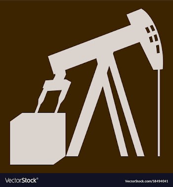 Flat icon on theme arabic business oil derrick vector image