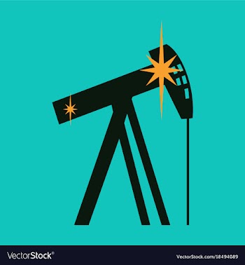 Flat icon on theme arabic business oil derrick vector image