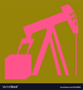 Flat icon on theme arabic business oil derrick vector image