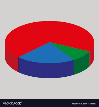 Flat icon on theme arabic business pie chart vector image