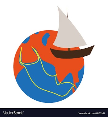 Flat icon on theme arabic business silk road vector image