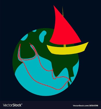 Flat icon on theme arabic business silk road vector image