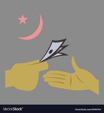 Flat icon on theme arabic business transfer of vector image