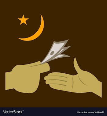 Flat icon on theme arabic business transfer of vector image