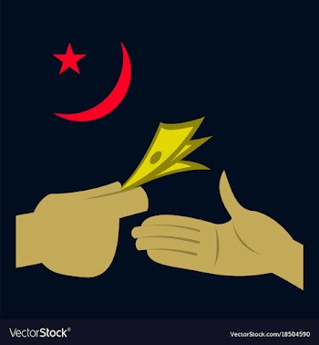 Flat icon on theme arabic business transfer of vector image
