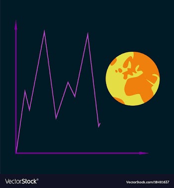 Flat icon on theme arabic business world economy vector image
