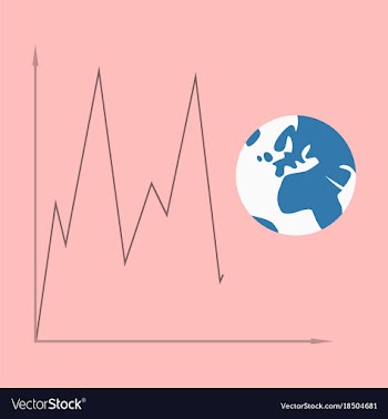 Flat icon on theme arabic business world economy vector image