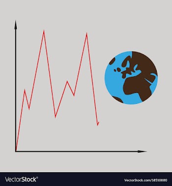 Flat icon on theme arabic business world economy vector image