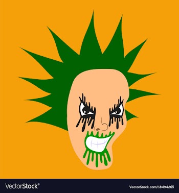 Flat icon on theme evil face vector image