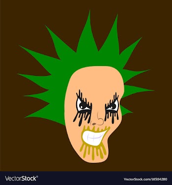 Flat icon on theme evil face vector image