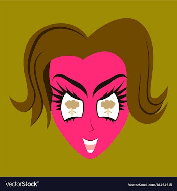 Flat icon on theme evil women vector image