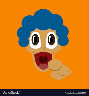 Flat icon on theme humor loudly laughing vector image