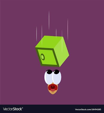 Flat icon on theme humor safe falls vector image