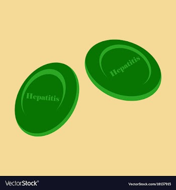 Flat icon on theme world hepatitis day hepatitis vector image