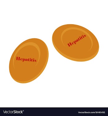 Flat icon on theme world hepatitis day hepatitis vector image