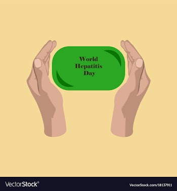 Flat icon on theme world hepatitis day soap in vector image
