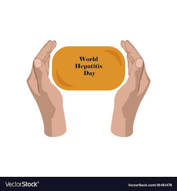 Flat icon on theme world hepatitis day soap in vector image