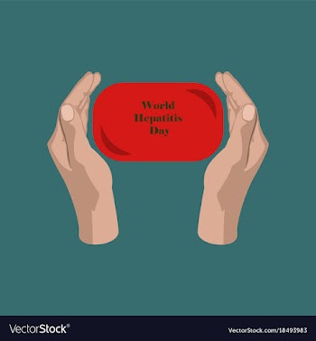 Flat icon on theme world hepatitis day soap in vector image