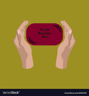 Flat icon on theme world hepatitis day soap in vector image