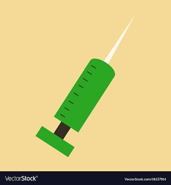 Flat icon on theme world hepatitis day syringe vector image
