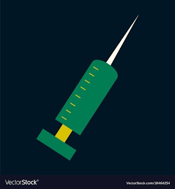 Flat icon on theme world hepatitis day syringe vector image