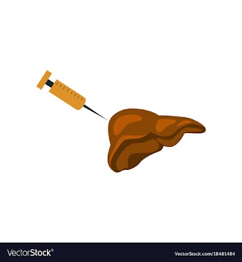Flat icon on theme world hepatitis day syringe vector image