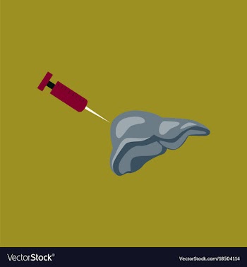 Flat icon on theme world hepatitis day syringe vector image
