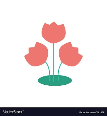Flat icon on white background bouquet of flowers vector image