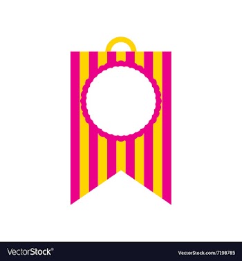 Flat icon on white background festive garland vector image