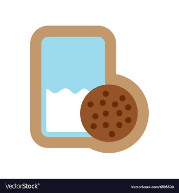 Flat icon on white background glass milk and vector image