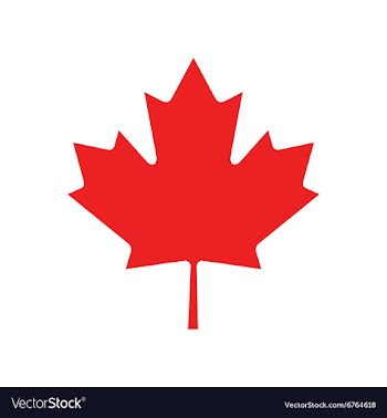 Flat icon on white background Maple Leaf vector image