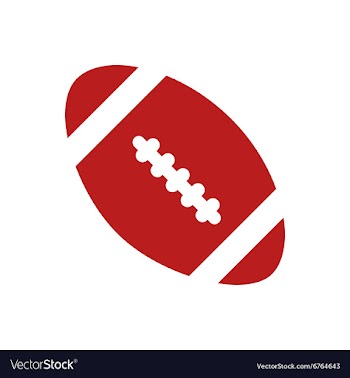 Flat icon on white background rugby ball vector image