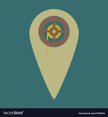 Flat icon pointer cinema vector image