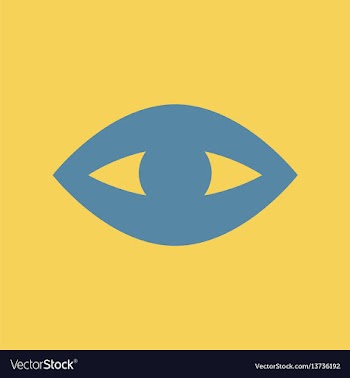 Flat icon puffy eye vector image