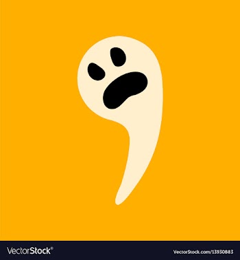 Flat icon stylish background halloween ghost vector image