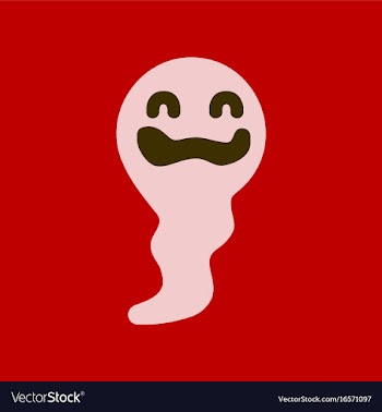 Flat icon stylish background halloween ghost vector image