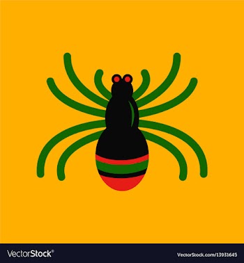 Flat icon stylish background halloween spider vector image