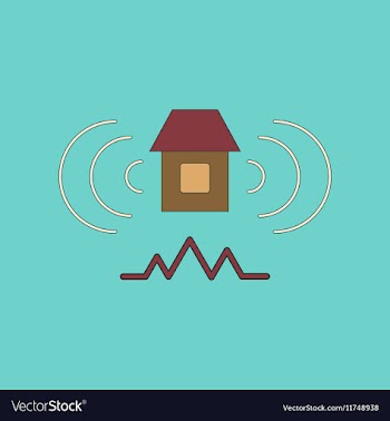 Flat icon stylish background natural disaster vector image