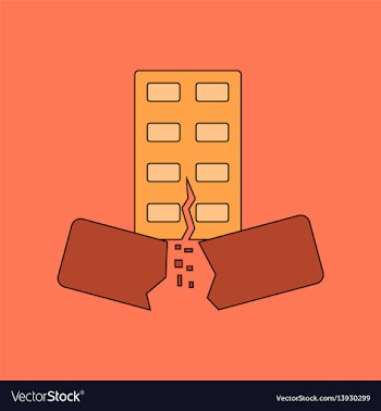 Flat icon stylish background natural disaster vector image
