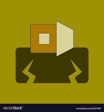Flat icon stylish background natural disaster vector image