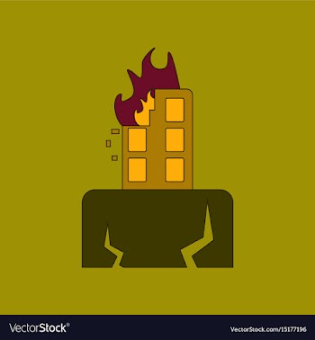 Flat icon stylish background natural disaster vector image